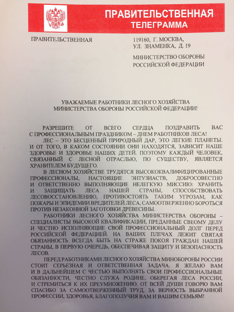 17 сентября в России отмечают День работников леса